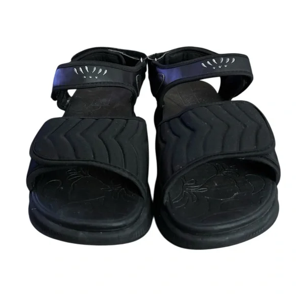 Orthopedic Black Walking Sandals with Adjustable Velcro Straps by Oncai | Size 8 - Picture 3 of 12